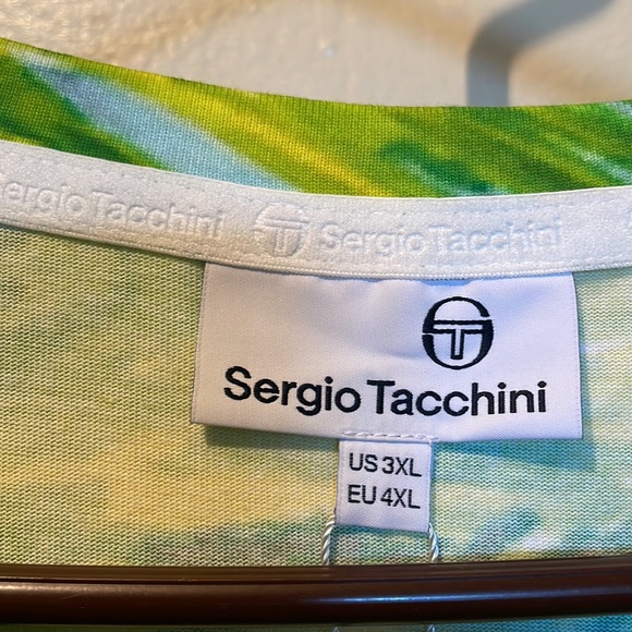 Sergio Tacchini Ciudad T-Shirt Cherry Tomato Multi - Picture 7 of 8